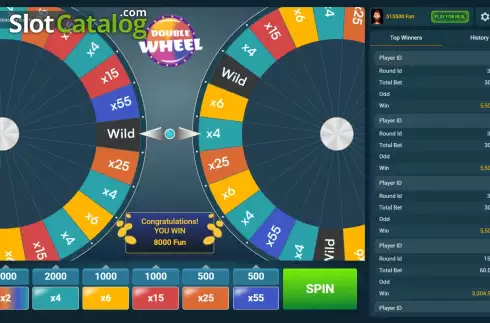 Скрин4. Double Wheel слот