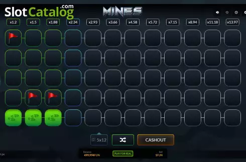 Скрин3. Mines (Pascal Gaming) слот