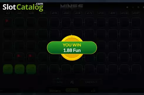 Скрин4. Mines (Pascal Gaming) слот