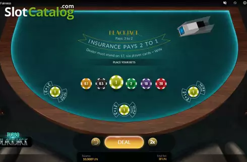 Скрин2. Turbo Blackjack слот