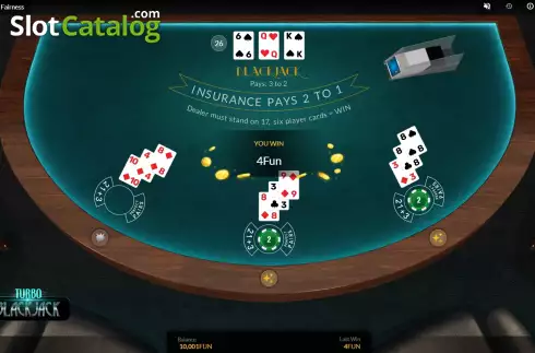 Скрин5. Turbo Blackjack слот