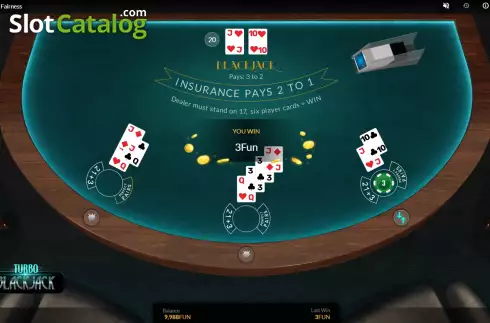Скрин4. Turbo Blackjack слот