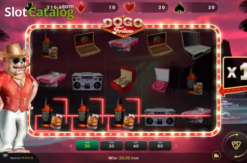 Скрин3. Dogo Fortune слот
