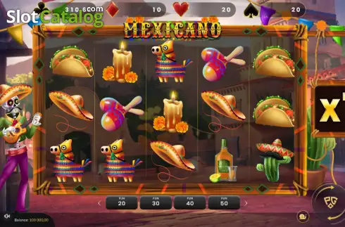 Скрин2. Mexicano слот