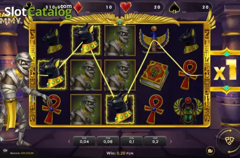 Скрин3. Crazy Mummy слот