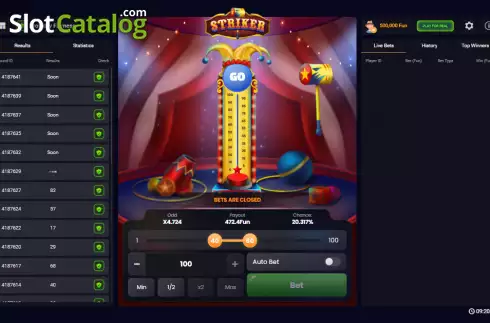 Скрин2. Striker (Pascal Gaming) слот