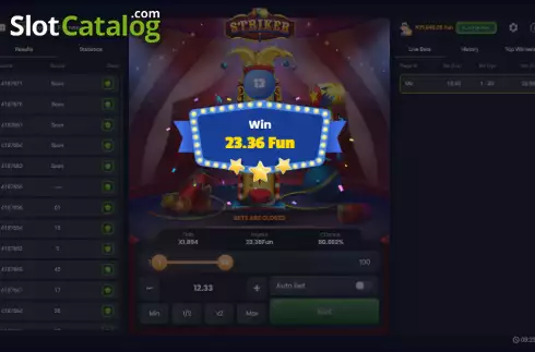 Скрин3. Striker (Pascal Gaming) слот