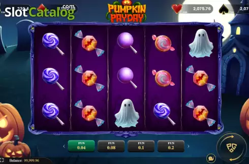Скрин2. Pumpkin Payday слот