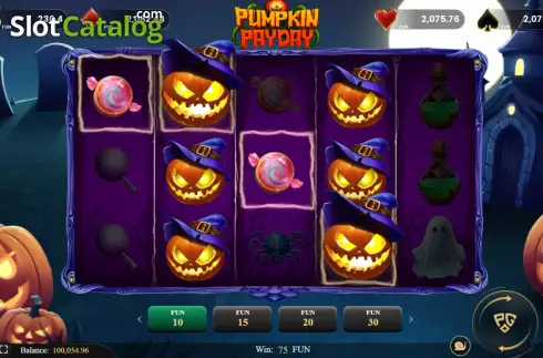 Скрин3. Pumpkin Payday слот