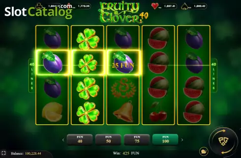 Скрин4. Fruity Clover 40 слот