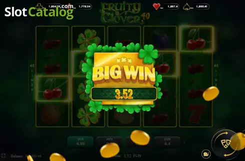 Скрин3. Fruity Clover 40 слот