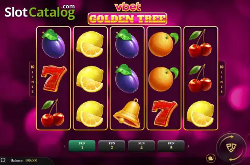 Скрин2. Vbet Golden Tree слот