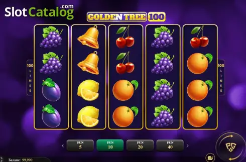 Скрин2. Golden Tree 100 слот