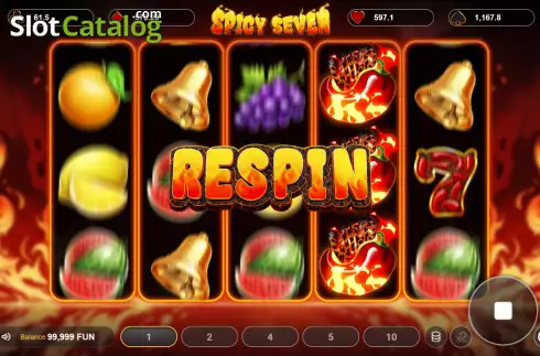 Скрин3. Spicy Seven слот