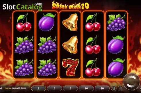 Скрин2. Spicy Seven 20 слот