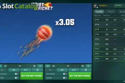Скрин3. Hot Cricket слот