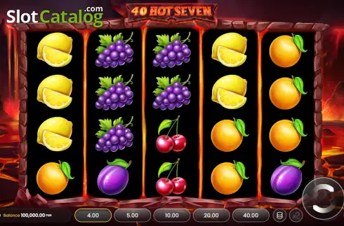 Скрин2. 40 Hot Seven слот