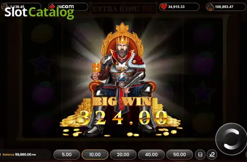Скрин3. Extra King 100 слот