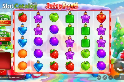 Скрин2. Juicy Storm X-mas слот