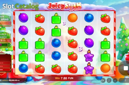 Скрин3. Juicy Storm X-mas слот