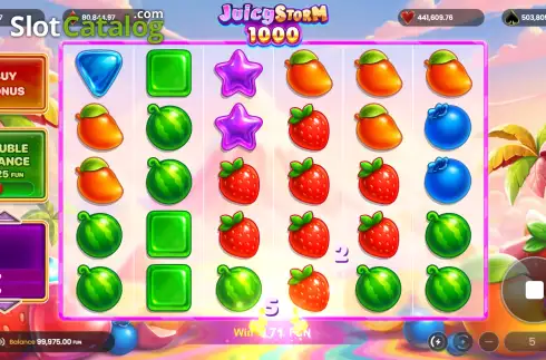Скрин3. Juicy Storm 1000 слот