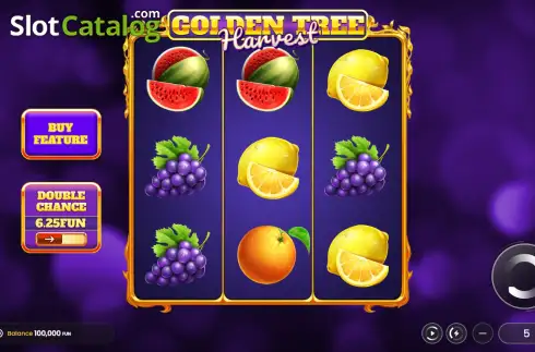 Скрин2. Golden Tree Harvest слот