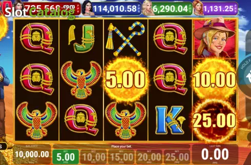 Скрин2. Lost in Giza 20 слот