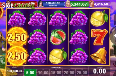 Скрин2. Regal Spins 20 Sun Link слот