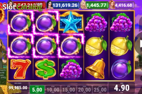Скрин3. Regal Spins 20 Sun Link слот