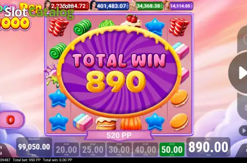 Скрин3. Bonbon Pop x1000 слот