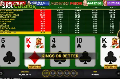Скрин3. Jokester Poker слот