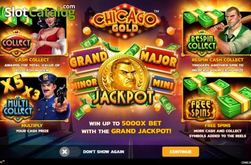 Скрин2. Chicago Gold слот