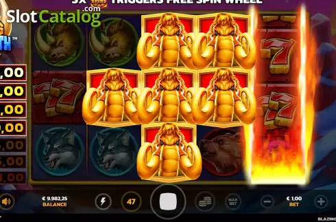 Скрин7. Blazing Mammoth слот