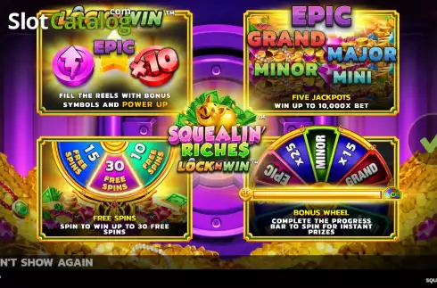Скрин2. Squealin Riches слот