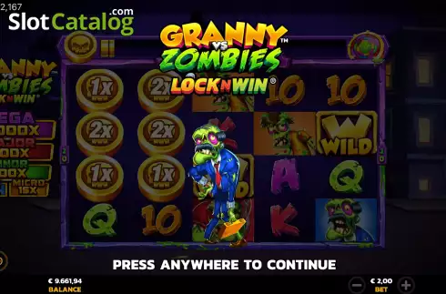 Скрин9. Granny vs Zombies слот