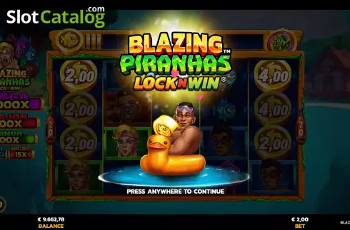 Скрин9. Blazing Piranhas слот