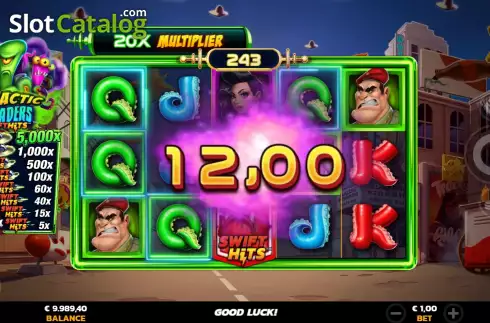 Скрин5. Galactic Invaders слот