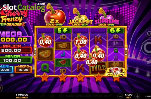 Скрин5. 3 Cherry Frenzy слот