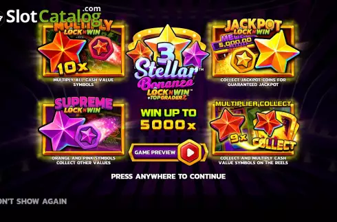 Скрин2. 3 Stellar Bonanza слот