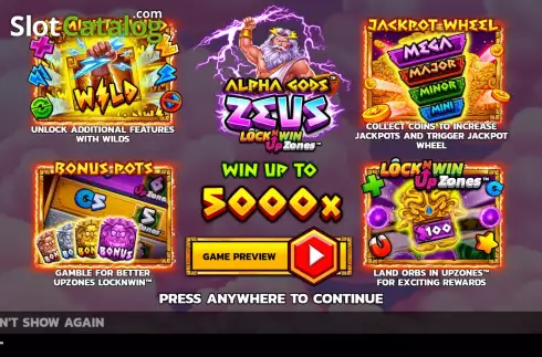 Скрин2. Alpha Gods: Zeus слот