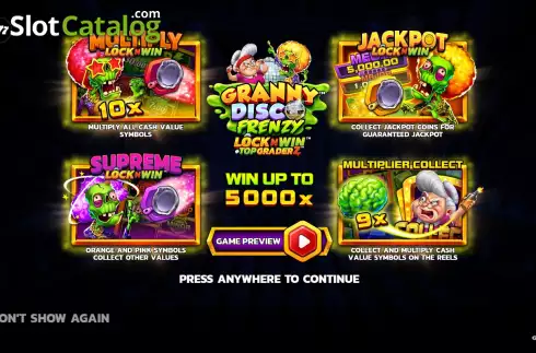 Скрин2. Granny Disco Frenzy слот