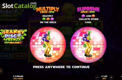 Скрин7. Granny Disco Frenzy слот