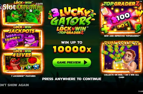 Скрин2. 3 Lucky Gators слот