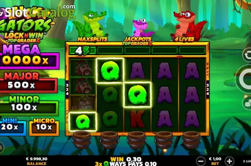 Скрин4. 3 Lucky Gators слот