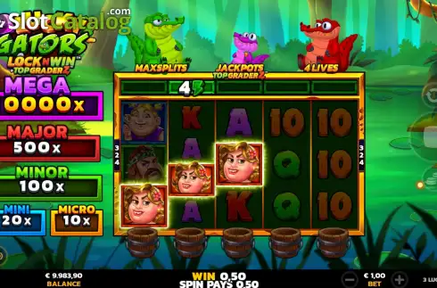 Скрин5. 3 Lucky Gators слот
