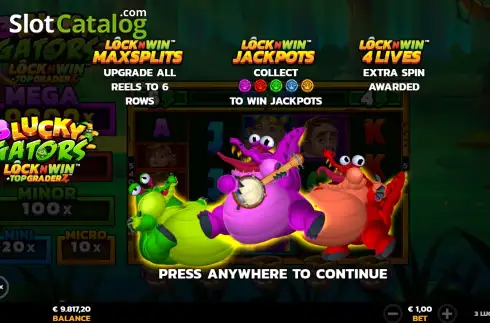 Скрин9. 3 Lucky Gators слот