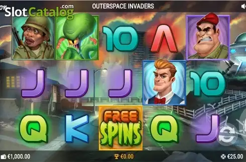 Скрин2. Outerspace Invaders слот