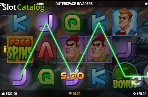 Скрин3. Outerspace Invaders слот
