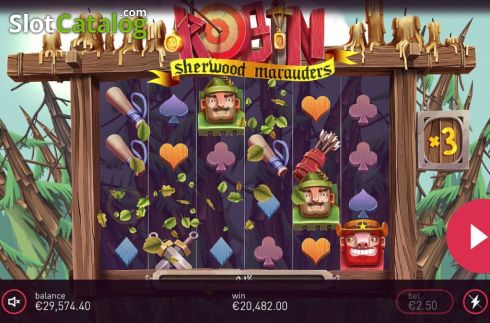Скрин2. Robin Sherwood Marauders слот