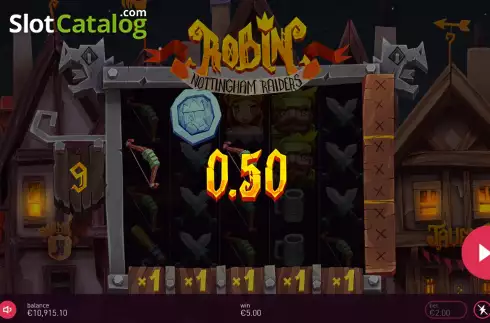 Скрин9. Robin Nottingham Raiders слот
